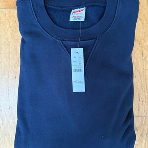 Classic Navy Blue Men's Sweatshirt